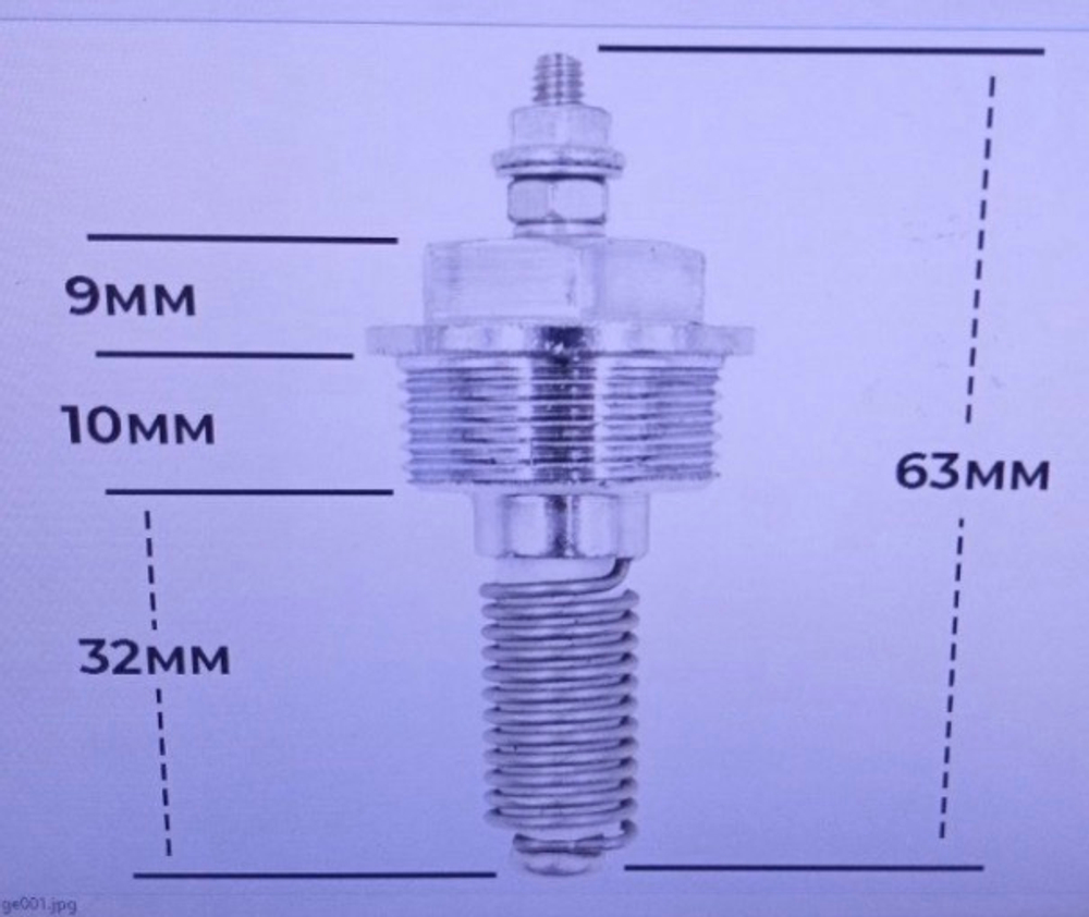Свеча (12-24 вольта) для ПЖД 10-12 квт (1 шт)