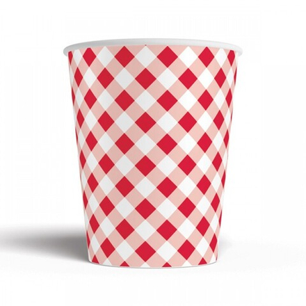 Стаканы в наборе "Клетка" 250мл 6шт