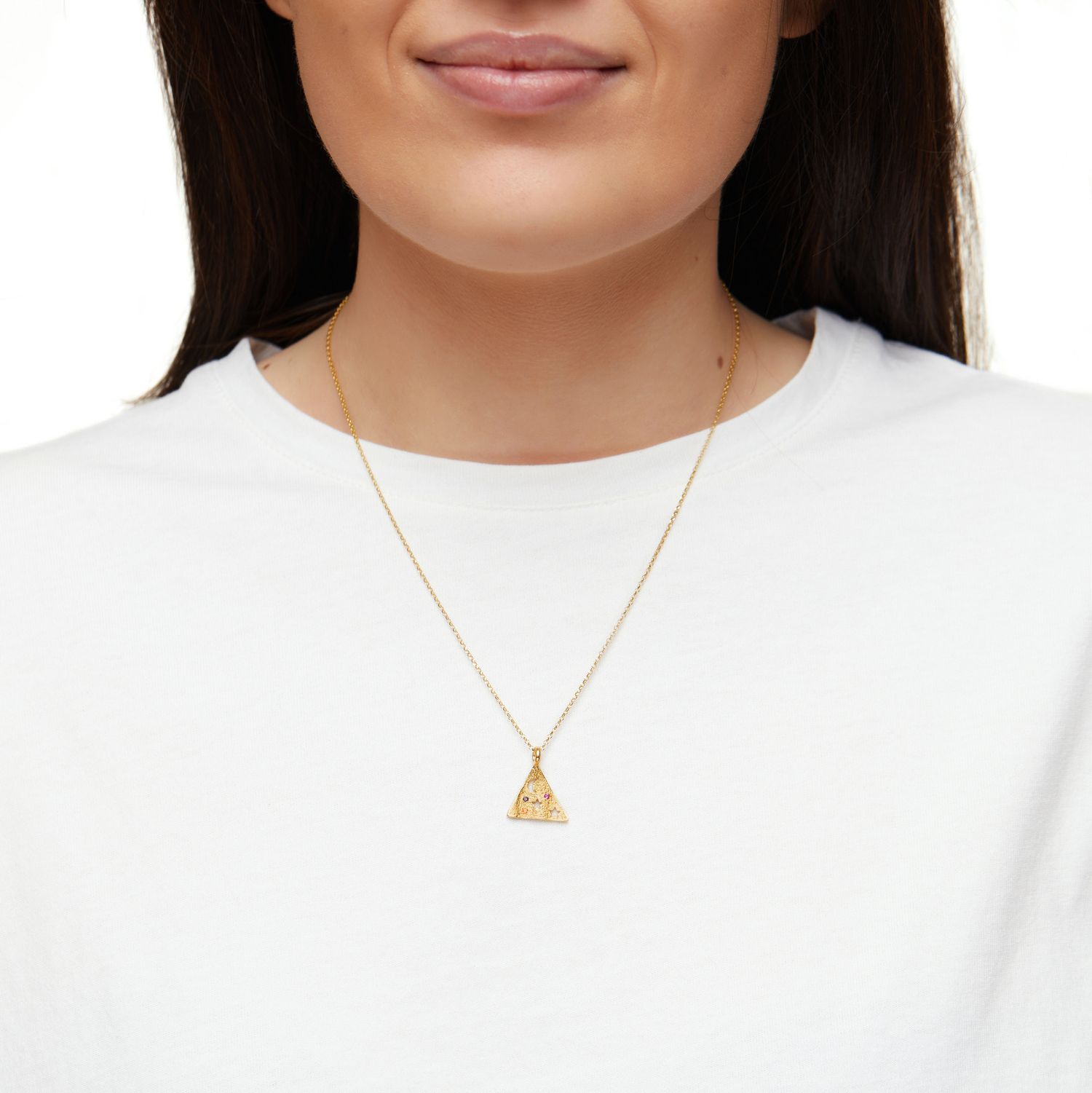 Колье Melies Pyramis Thin Chain Necklace