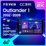 Teyes CC3 2K 9"для Mitsubishi Outlander 1, Airtrek 2002-2008