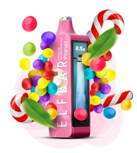 Elf Bar Planet 25000 - Tropical Rainbow Blast (5% nic)