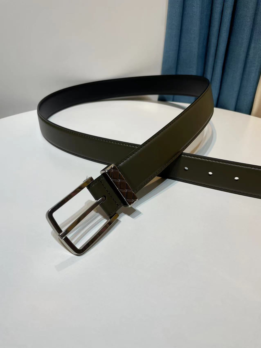 Ремень из мягкой итальянской телячьей кожи