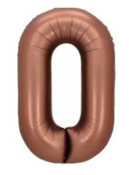 К Цифра 0 Шоколад 100 см.