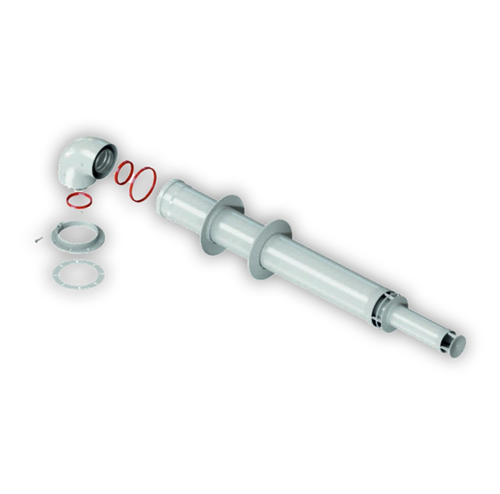 Комплект коаксиального дымохода D60/100 Federica Bugatti L750 с антиобледенителем