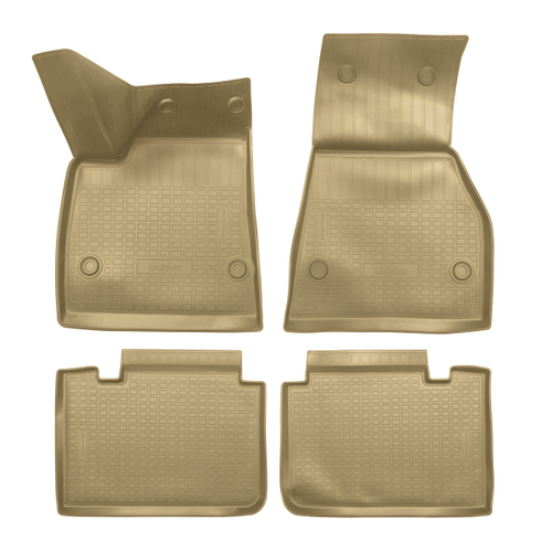 Ковры в салон Norplast/Unidec для Tesla Model S (2012-), Бежевый, арт.NPA10-C87-500-B