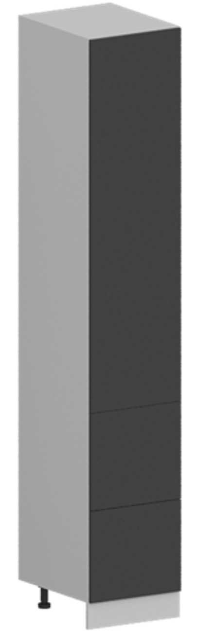 Кухня Модуль ШП2Я 400 Белый / Графит