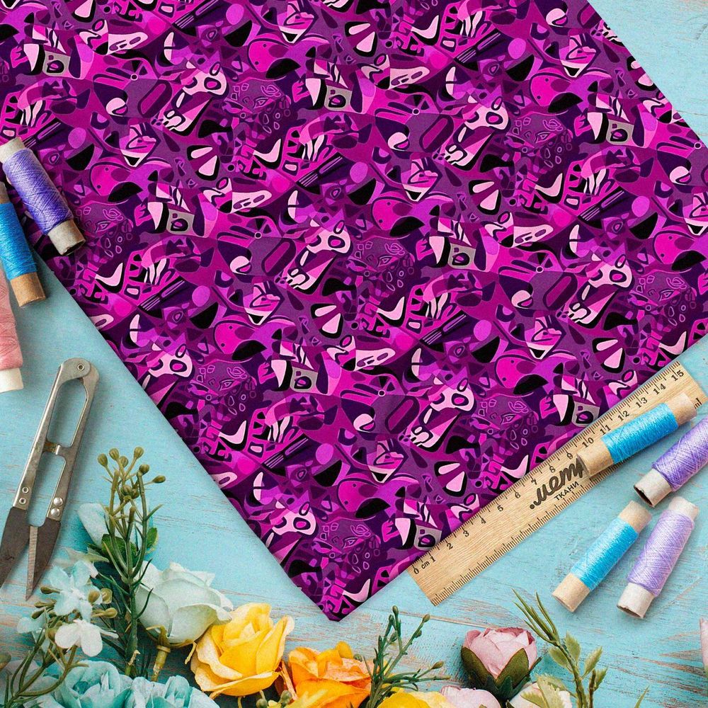 Ткань премиум шифон тайные колебания моментов