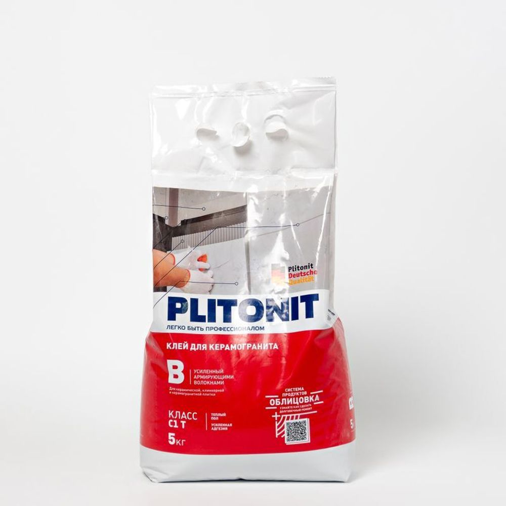 Клей для плитки Plitonit B С1Т, 5 кг