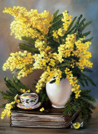 Букет мимозы