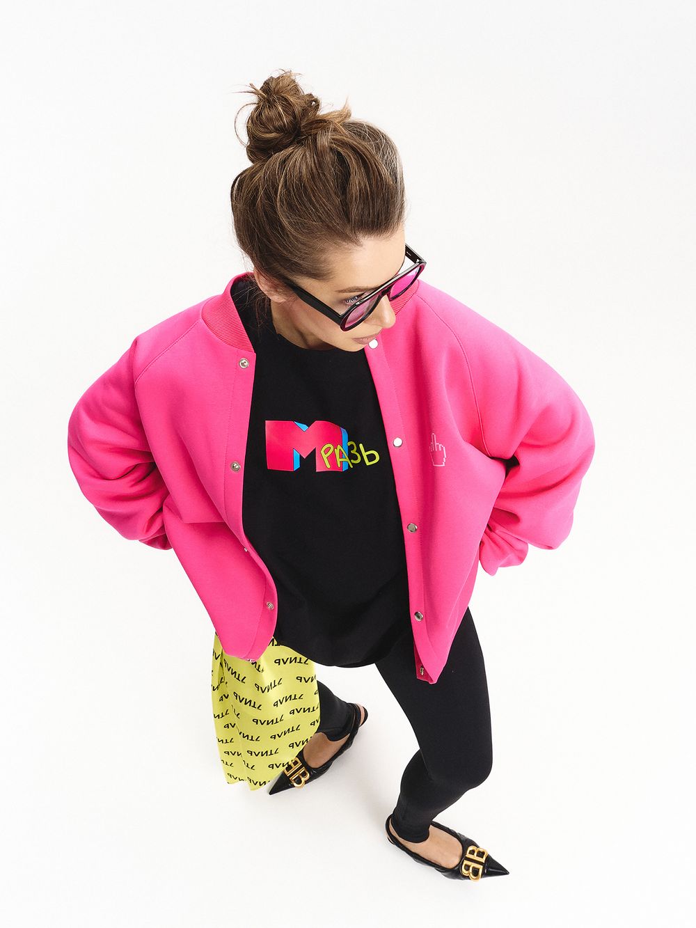 Бомбер оверсайз унисекс «ФАК» Бомбер оверсайз унисекс «ФАК»