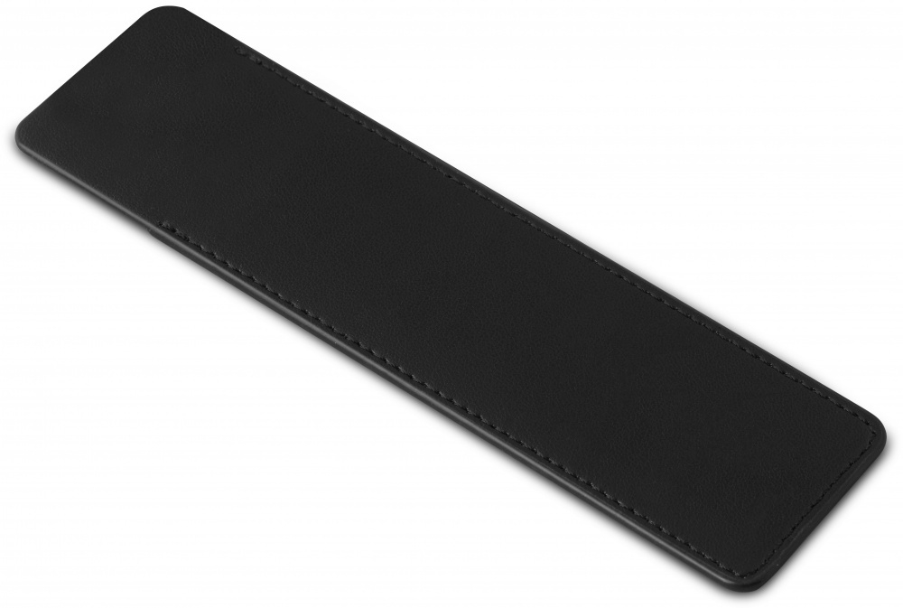 Перьевая ручка и чехол из кожи Parker Sonnet F530, цвет: LaqBlack GT, перо: F, перо: золото 18К
