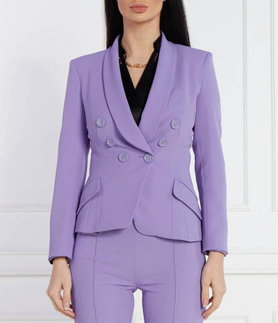 Жакет Elisabetta Franchi - фиолетовый(GI07241E2)