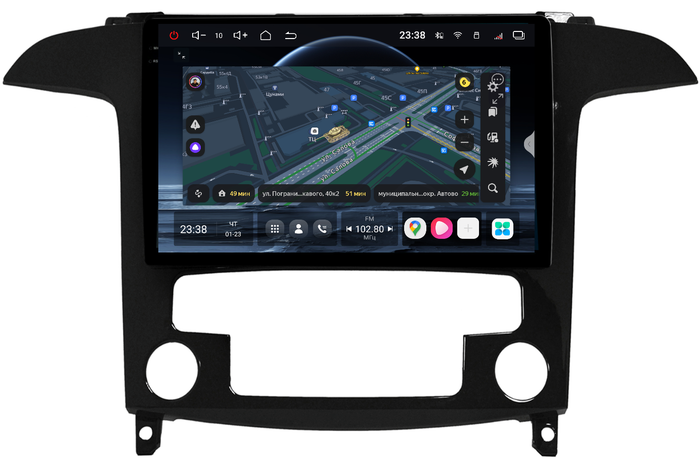 Магнитола для Ford S-Max, Galaxy 2 2006-2015 (климат) - Redpower 85139G PRO/PROmax ТОП звук, 2K QLED, Android 14, Быстрейшая, CarPlay, 4G SIM-слот