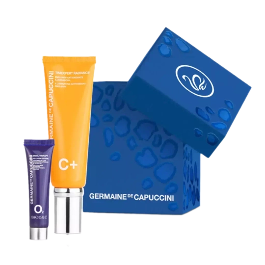Набор Trendy Box: TE Radiance C+ Эмульсия антиоксидантная 50 мл +Excel Therapy O2 Крем для глаз кислородонасыщающий 15 мл