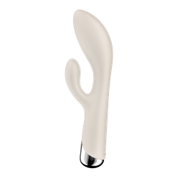 Вибратор кролик Satisfyer Spinning Rabbit 1, бежевый