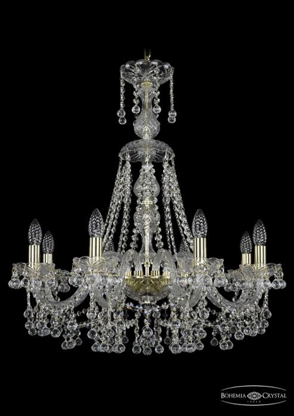 Подвесная люстра Bohemia Ivele 1409/8/240/XL-75/G