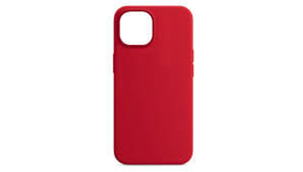 Накладка iPhone 14 Plus силикон красный
