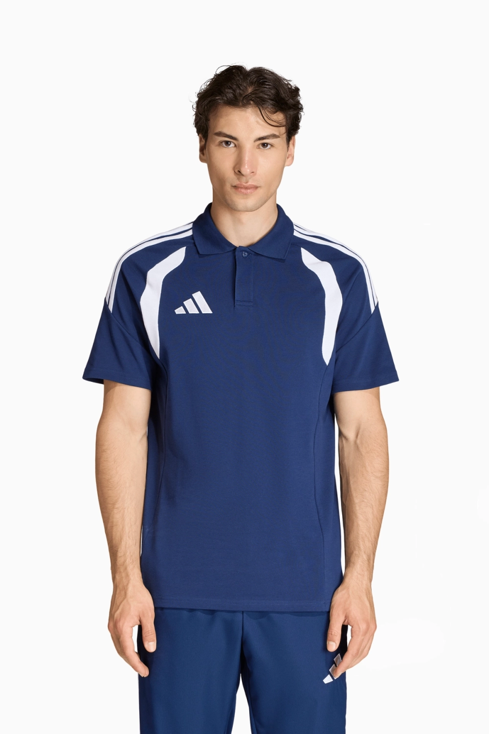 Футболка adidas Tiro 26 Polo - темно-синий