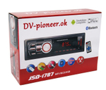 Автомагнитола DV-Pionir JSD-1787, Bluetooth , usb, micro, aux, fm, пульт