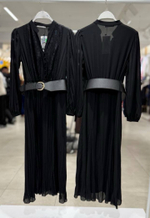 Платье черное в макси длине