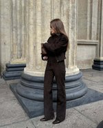 Брюки из натуральной замши