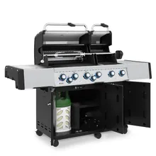 Газовый гриль Broil King Regal 690, 8 горелок, вертел, чёрный