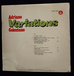 Винтажная виниловая пластинка LP Adriano Celentano (Югославия 1977)