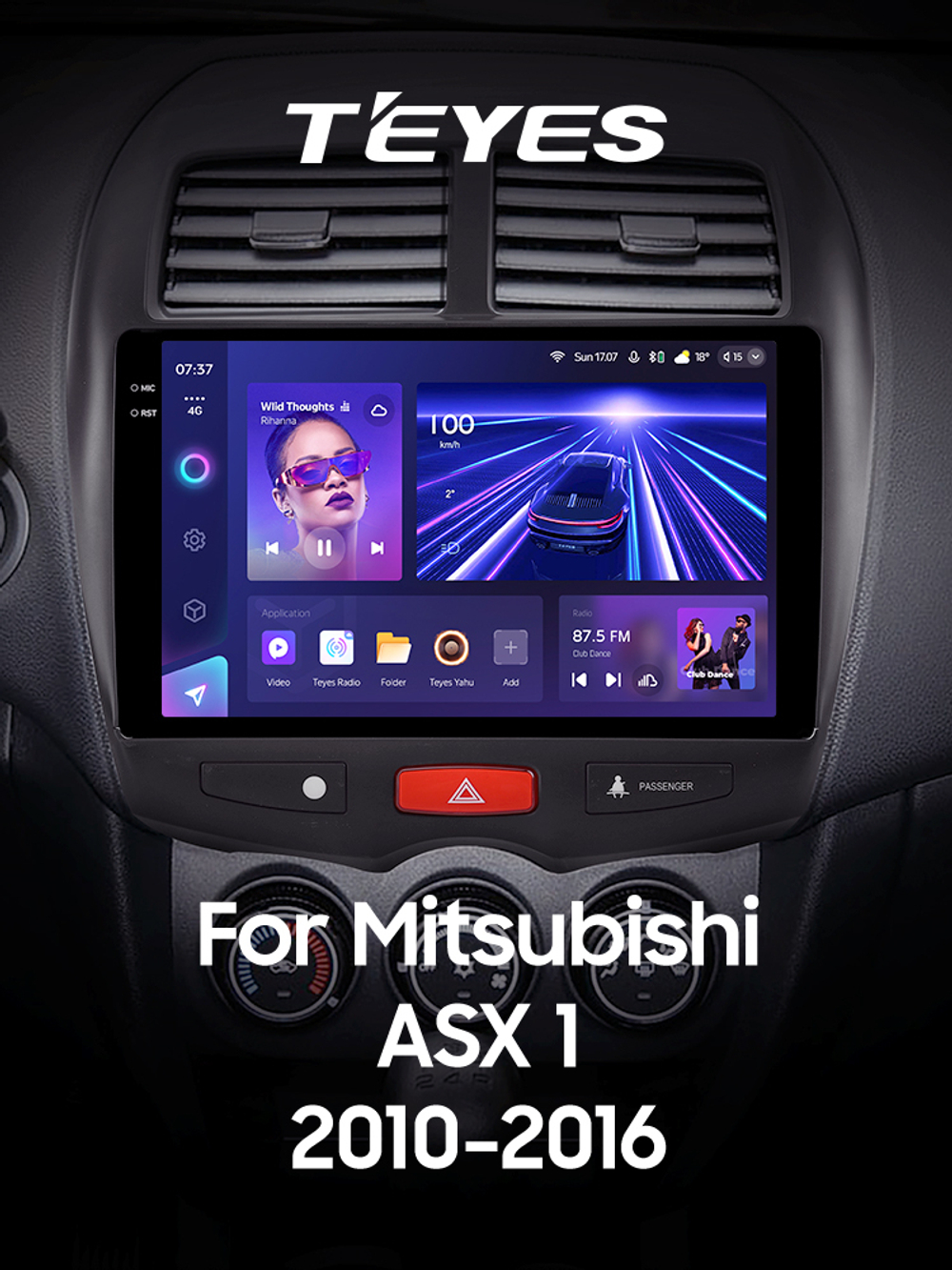 Teyes CC3 2K 10,2"для Mitsubishi ASX 2010-2016