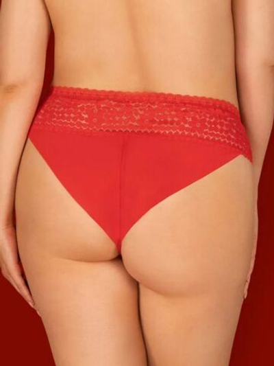 Роскошные трусики-панти Blossmina с цветочным узором (Размер: 4X-5X) (Цвет: красный)