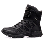 QIANGREN 3515 Training Boots Outdoor Abrasion Resistant Hiking Boots High Top Shoes