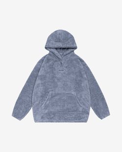 Худи Sherpa фиолетовый