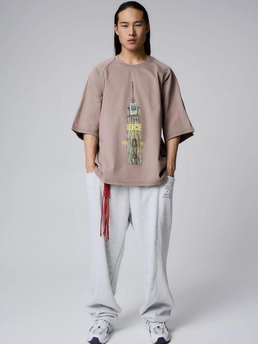 Футболка NORIGAE T-SHIRT бежевая
