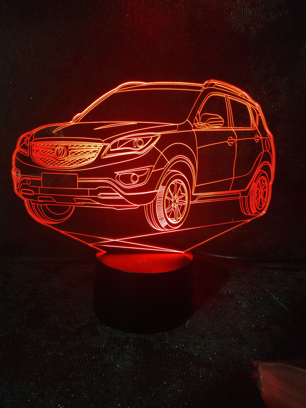 3Д-Светильник "Автомобиль Changan"