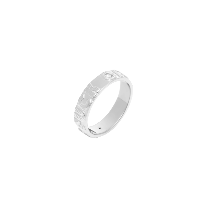 Кольцо Серебро с Надписью – Фак Оф (Отвали)