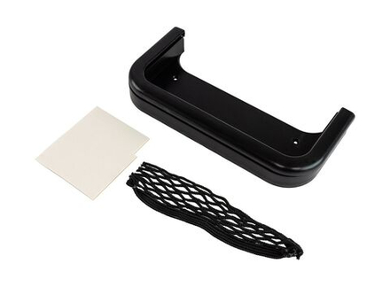 Накладной карман с сеткой 250x115x30 мм, черный