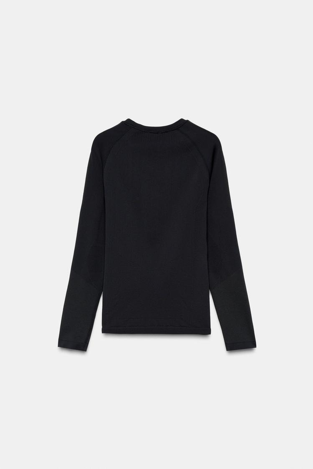 ZARA ТЕРМОФУТБОЛКА SKI COLLECTION, ЧЕРНЫЙ