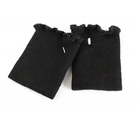 Манжеты с отверстием для пальца 8х12 см 100% ПАН пройма-32/2 рапорт 2х1 плетение ластик цв. 534/0 че