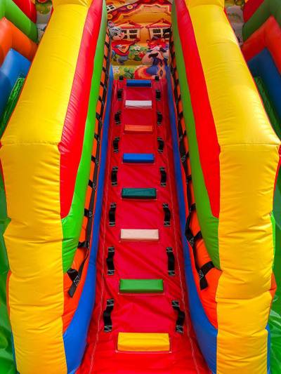 Надувной батут-горка «Славянский 2», 6x4x4.5 м