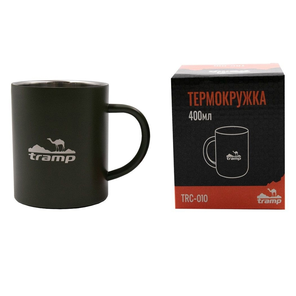 Tramp Термокружка 400 мл, TRC-010.12, оливковый