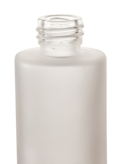 Стеклянный матовый прозрачный флакон 50 мл 20/410 прямые плечи