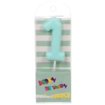 Свеча для торта Цифра Праздник «1» 9 см