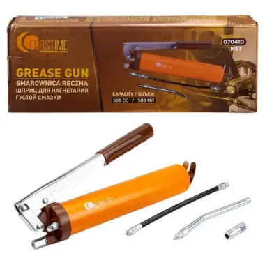 Шприц ручной для нагнетания густой смазки 500мл FORSTIME FT-07041D MST