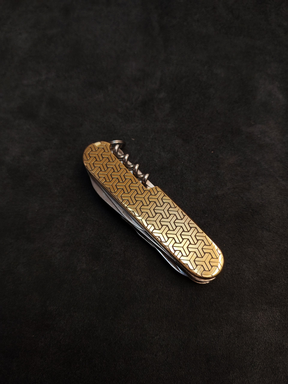 Латунные накладки на Victorinox 91мм