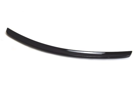Лип спойлер V.1 глянцево - черный для Mercedes CLS C219 2004-2010