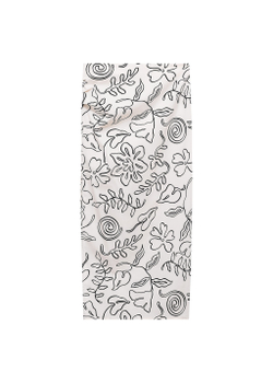 Длинная юбка с принтом и разрезом