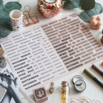 PACK PHRASES
