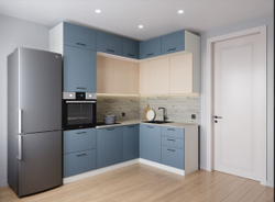 Кухонный гарнитур угловой Fusion 2200х1700 (38мм)