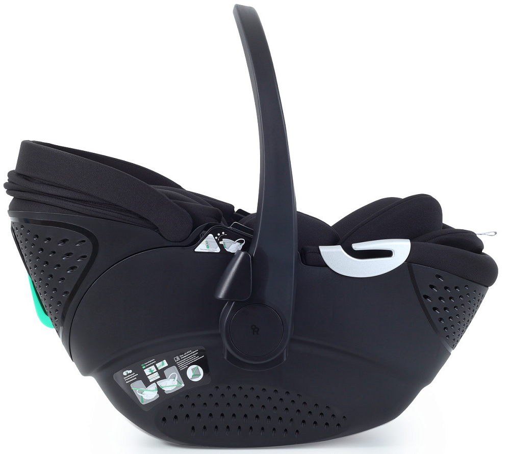 Детская коляска Rant Teo Soft 3 в 1 с автокреслом Aster Zero Black Cloud
