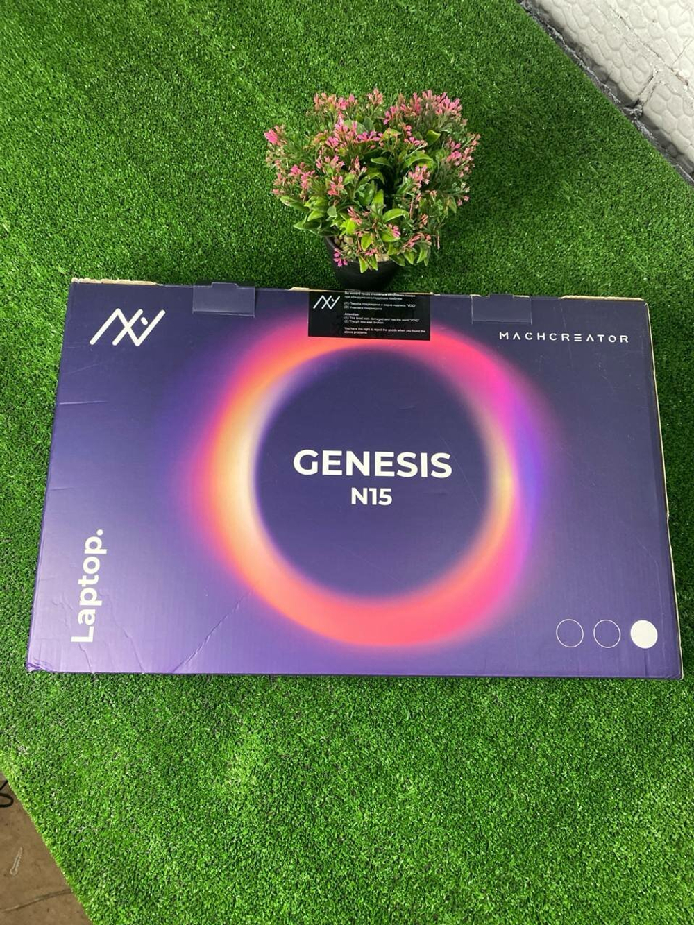 Ноутбук 15.6" Machcreator Genesis N15 i5-12450H/16ГБ/512ГБ/VGA int/Win 11 Pro, Cеребристый