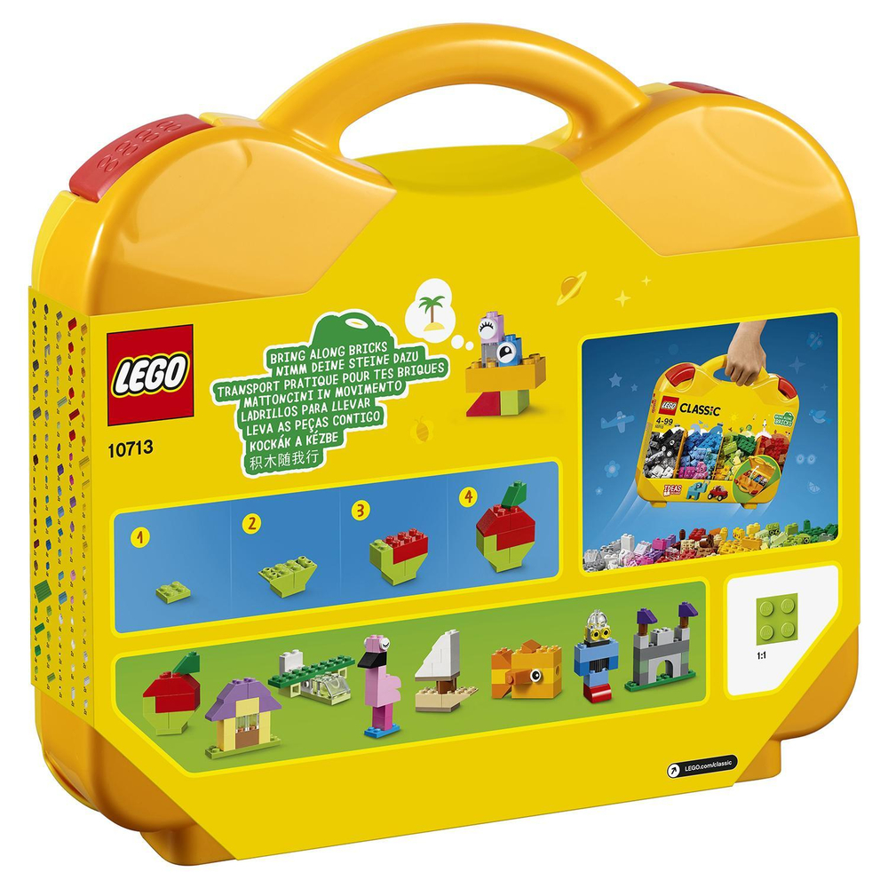 LEGO Classic: Чемоданчик для творчества и конструирования 10713 — Creative Suitcase — Лего Классик